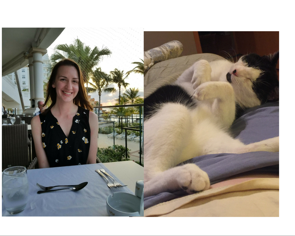 Kelsey and her kitty